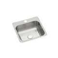 Sterling 15 in W x 15 in L x 5-1/2 in H, Top, Stainless Steel, Kitchen Sink B155-1